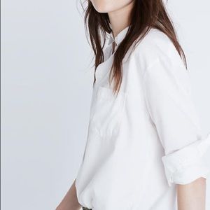 Madewell Drapey Oversized Oxford in Small